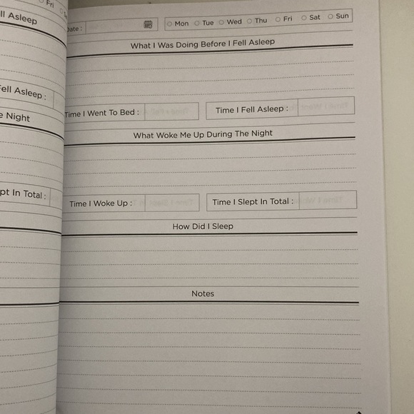 Sleep tracker journal - Picture 5 of 5